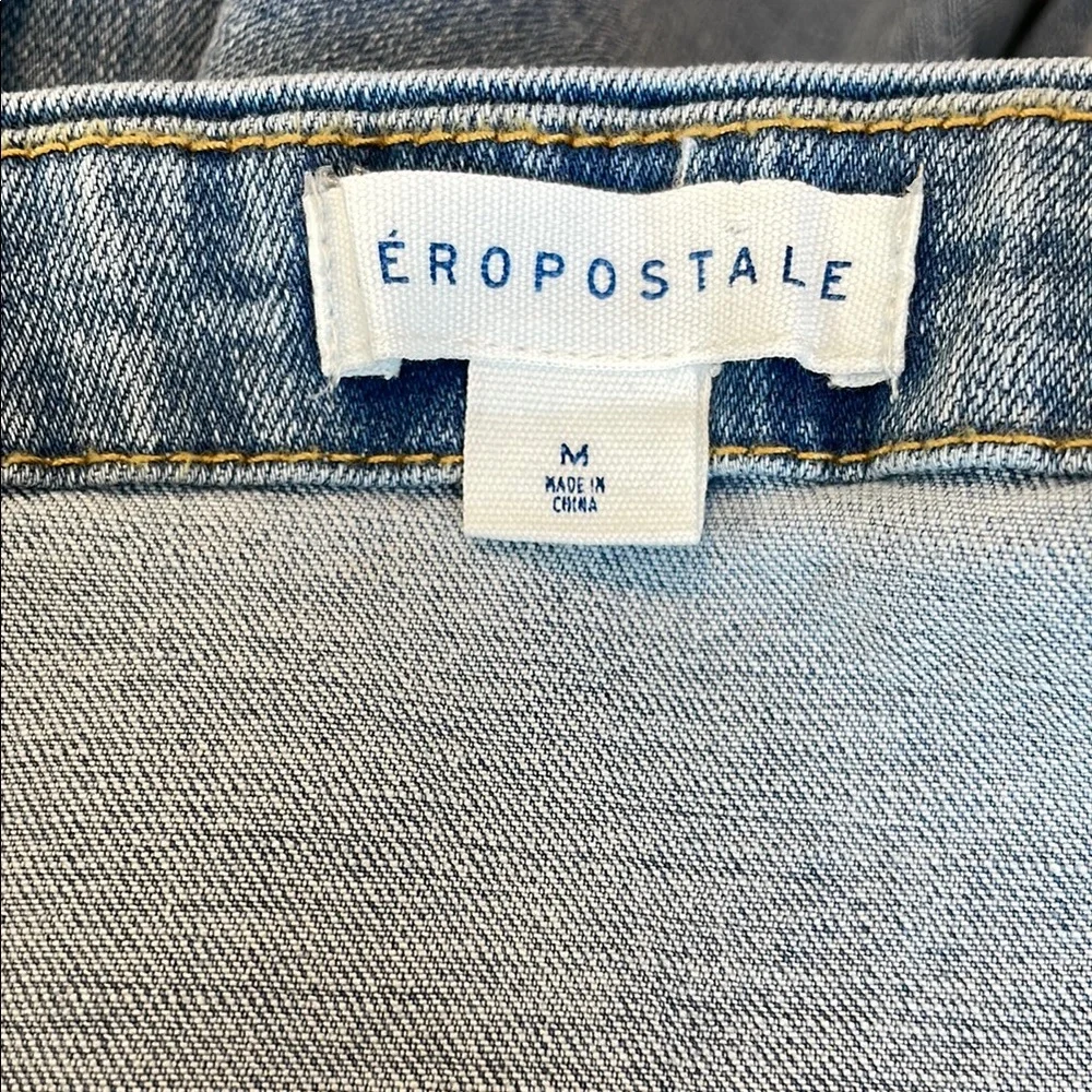 EUC Aeropostale Blue Denim Button-Down Dress - Picture 5 of 6